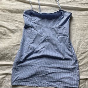 garage striped mini dress size M